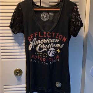 Affliction American customs t shirt